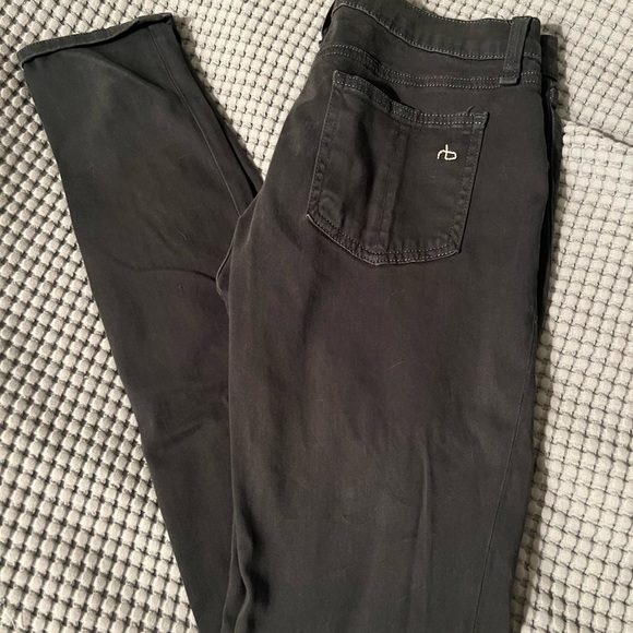 Rag & Bone Jean Dark Green Leggings - Picture 1 of 5